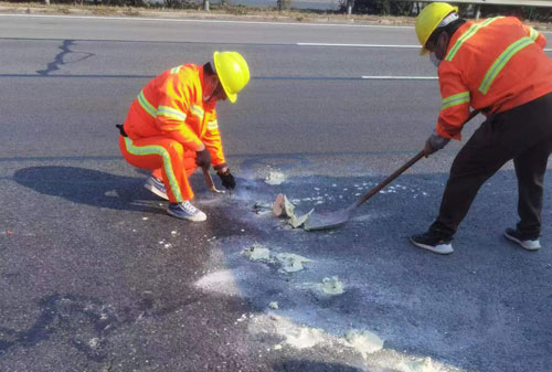 铁西公路下沉注浆加固